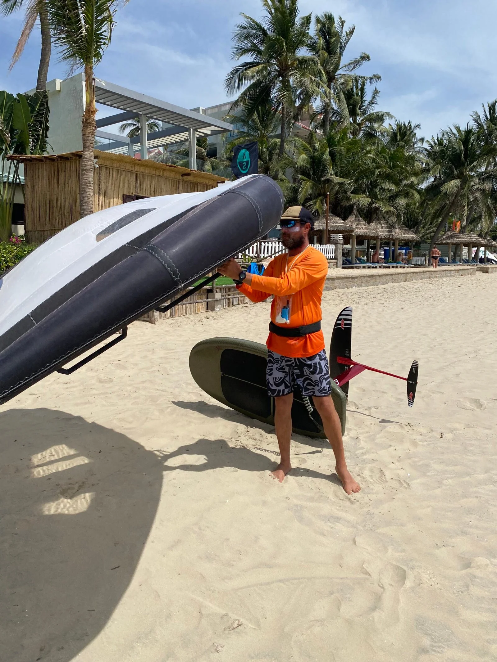 Wing van Holland founder on the water